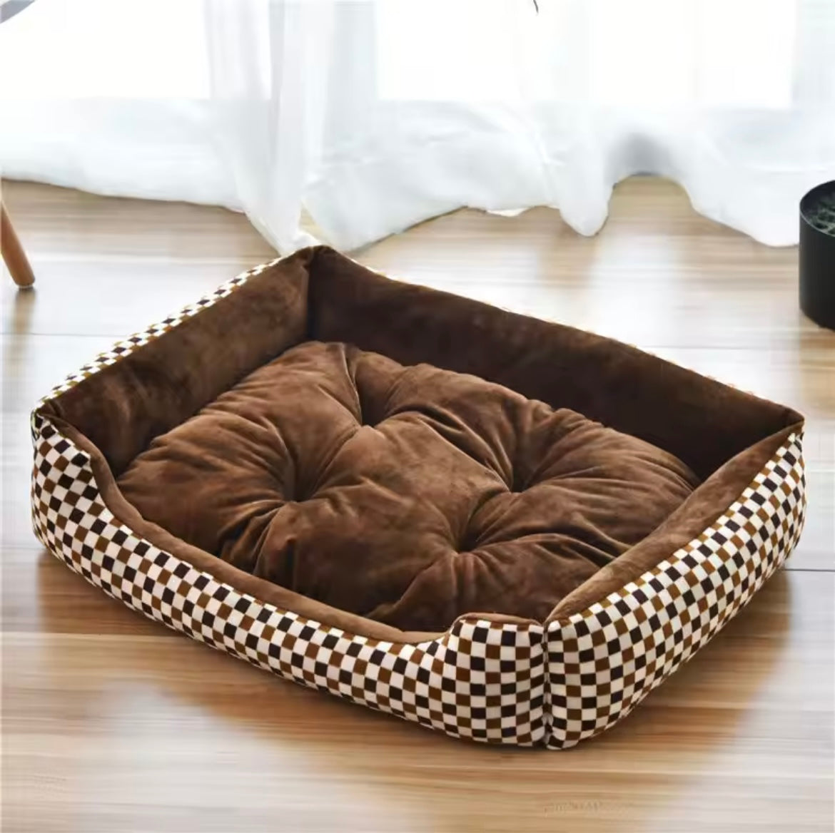 Panier doux en coton pour chien